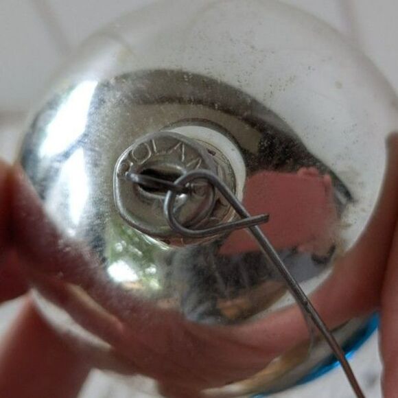 Lot of 9 vintage Christmas Balls - Made in Poland - Picture 2 of 6